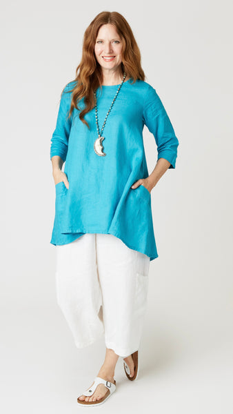 Tara Gasparian Moon with Amazonite Pendant
