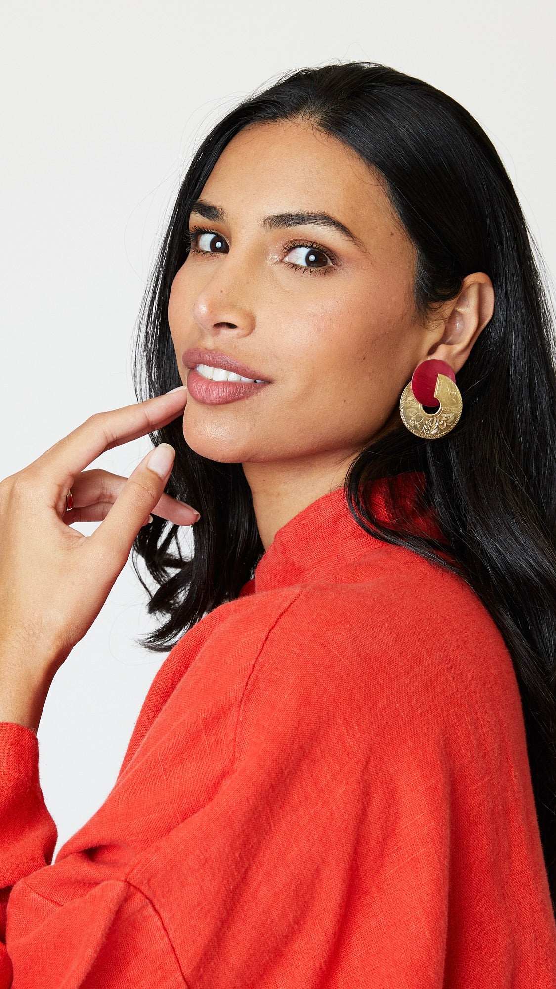 JMR Large Signature Earring
