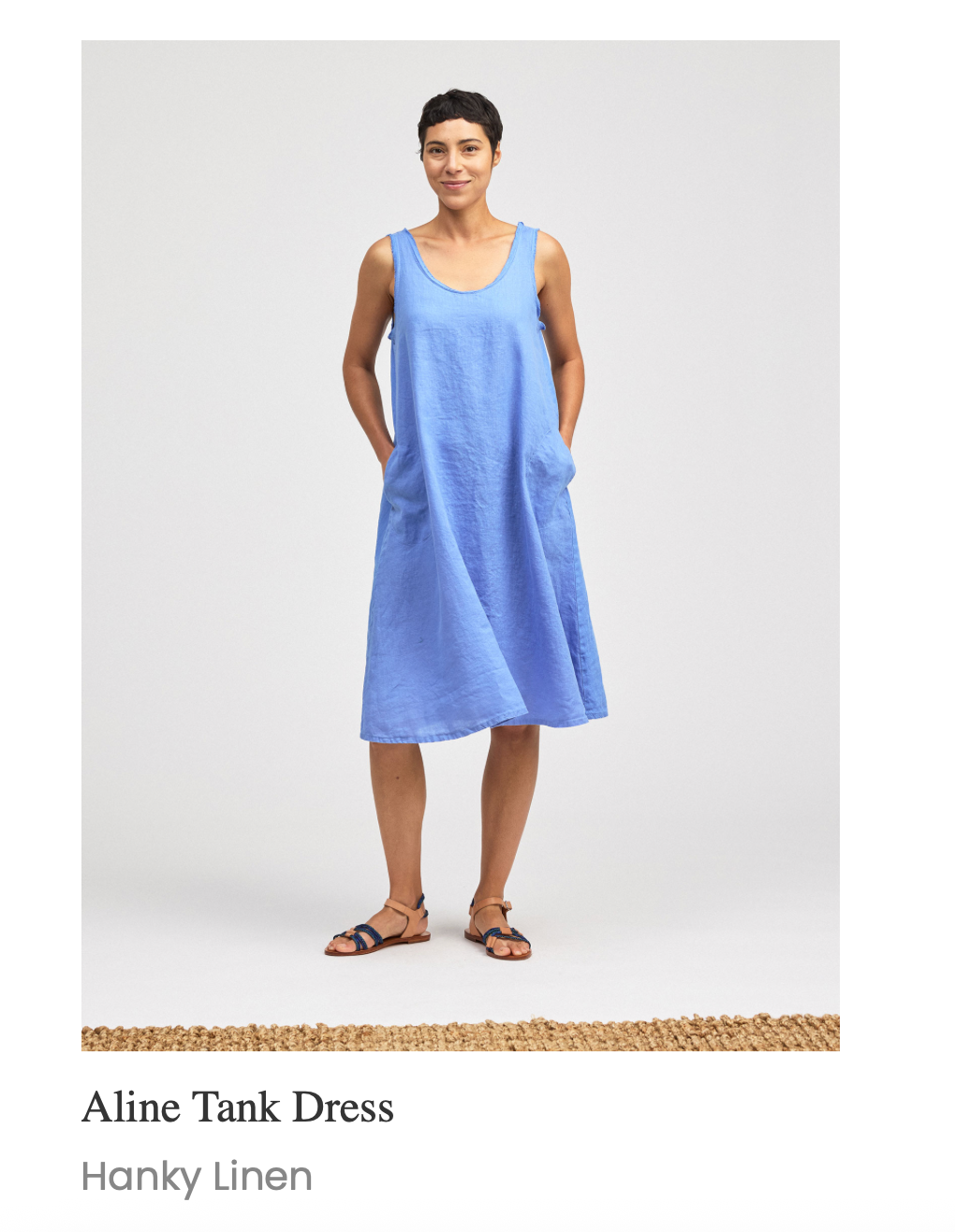 Hanky Linen A-Line Dress