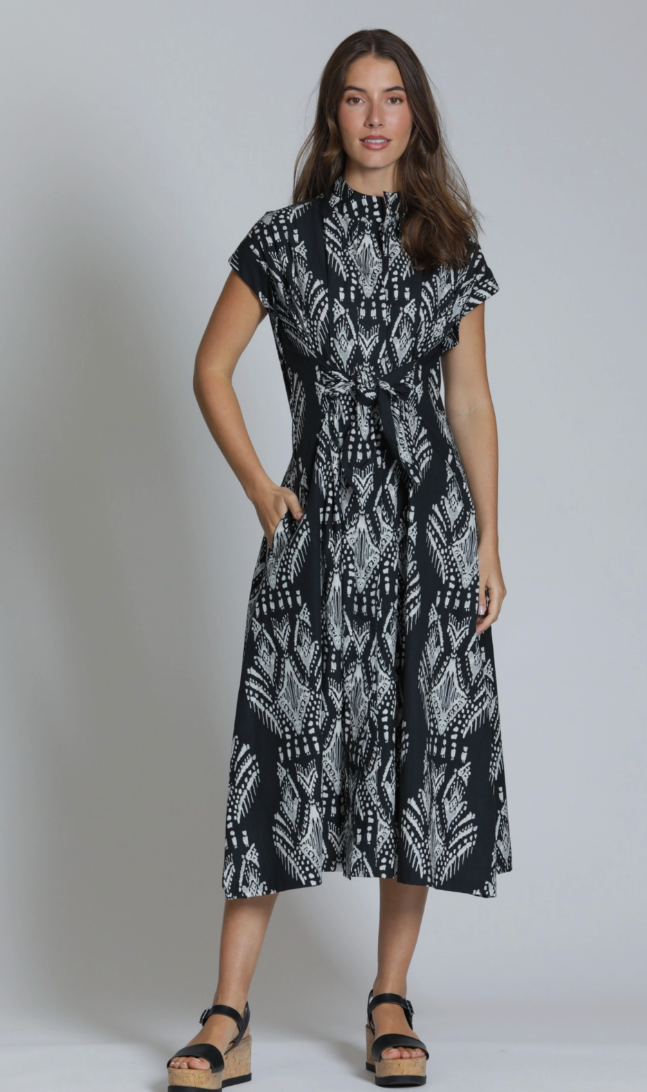 Tie Front Dress