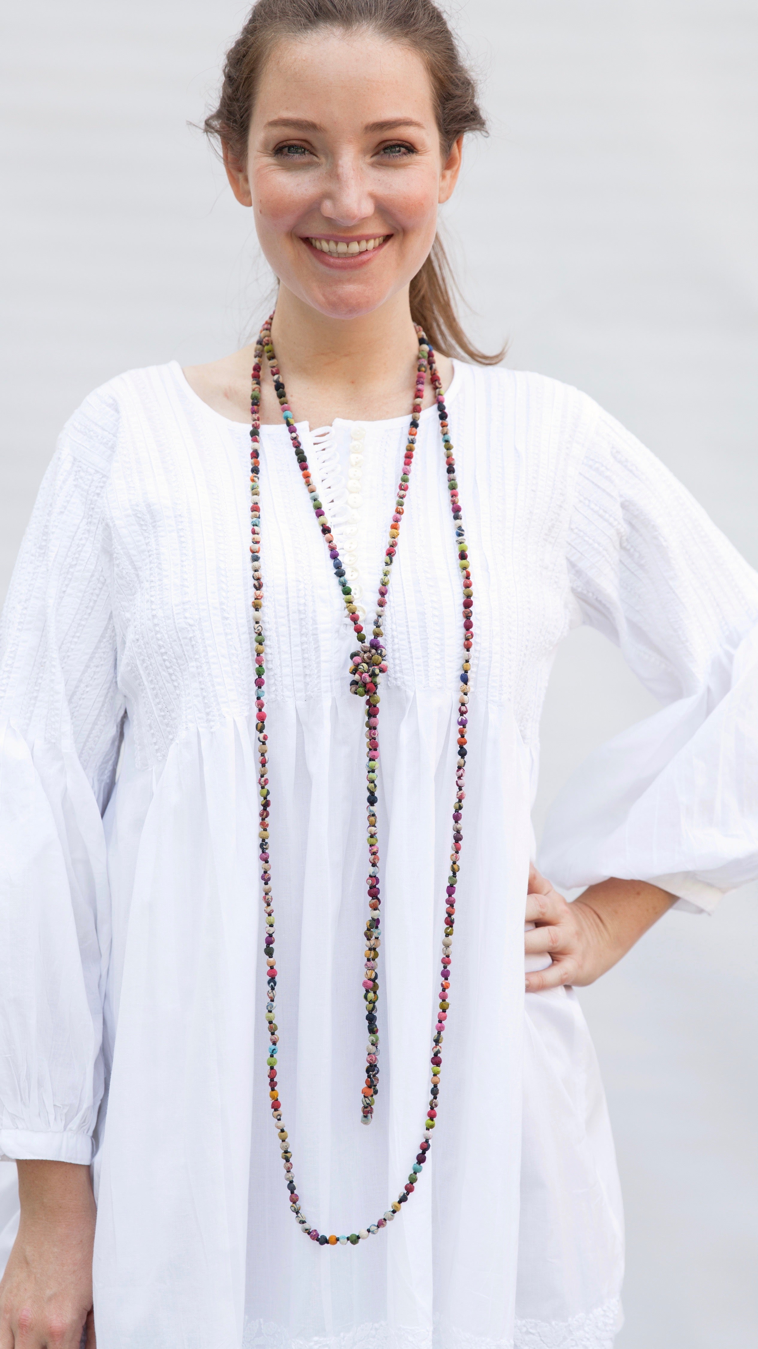 Kantha Necklace -Flapper