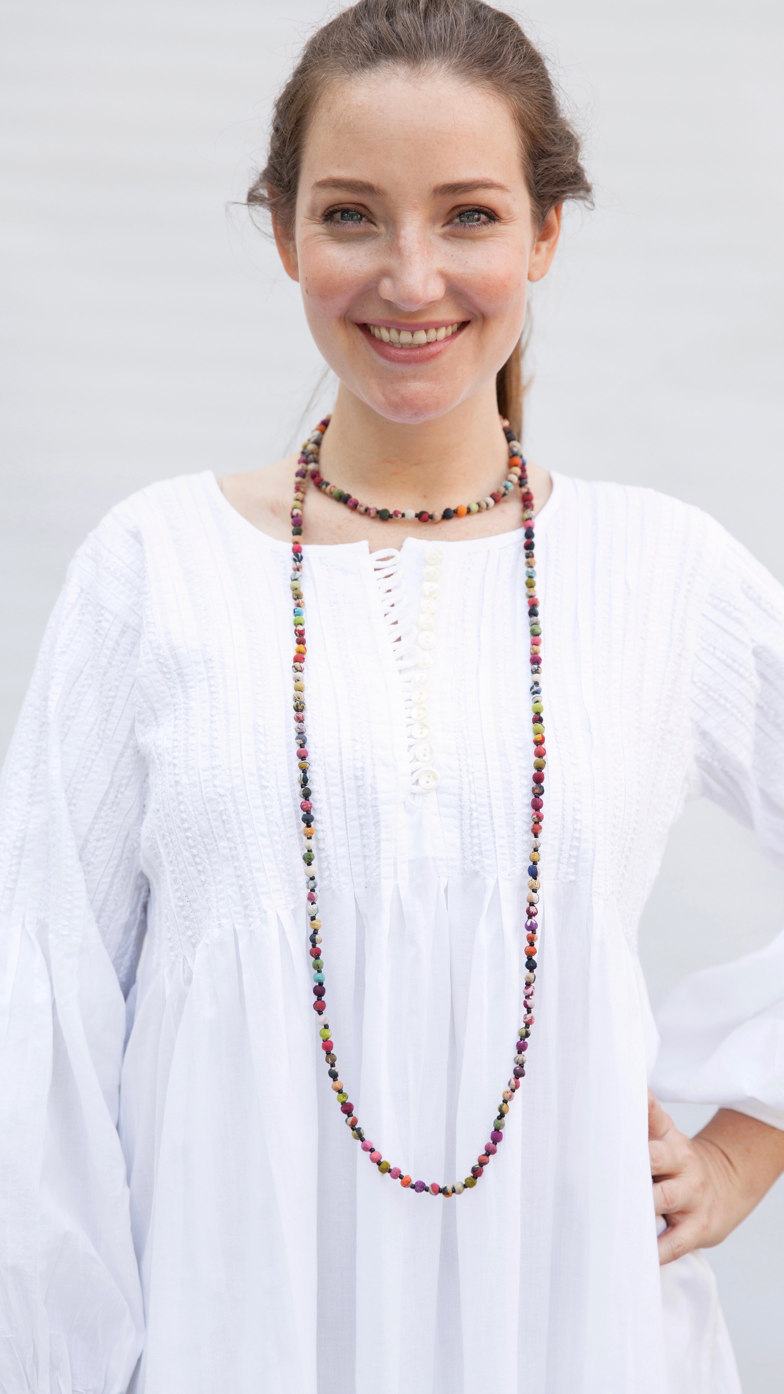 Kantha Necklace -Flapper