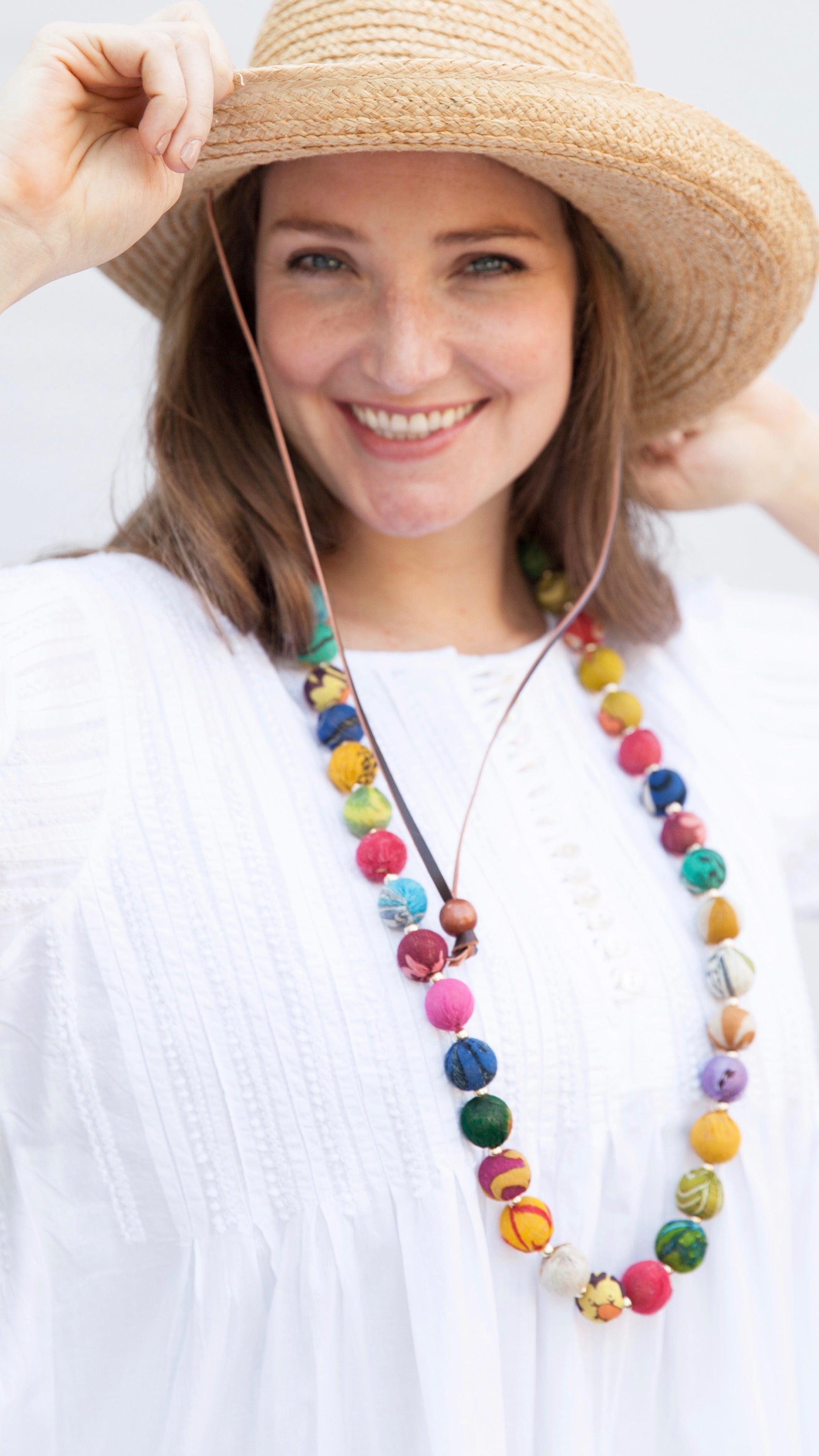 Kantha Garland Necklace