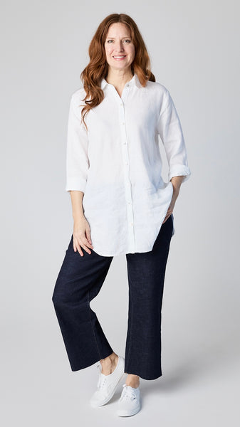 Linen Boyfriend Shirt