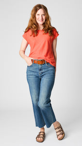 Cropped Sleeved Box Top