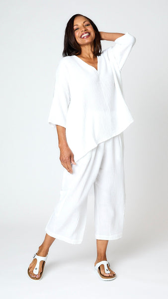 Bryn Walker Bax Shirt Crinkle Cotton - White