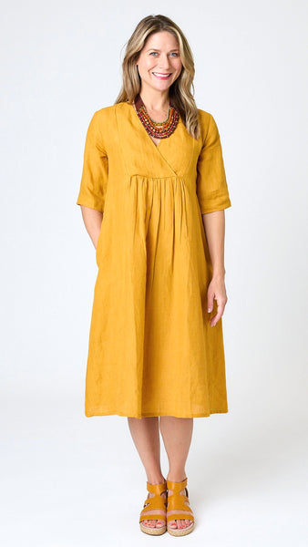 Linen Midi Dress