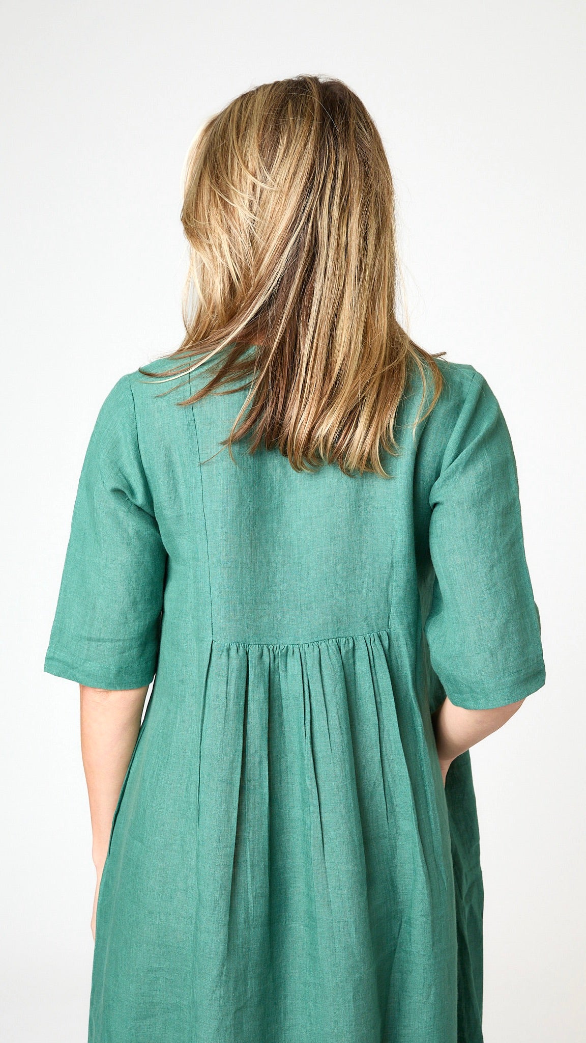 Linen Midi Dress