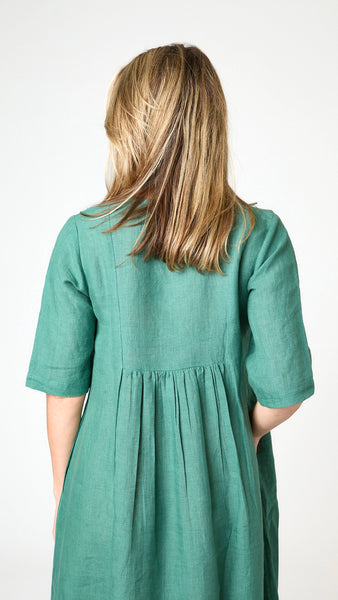 Linen Midi Dress