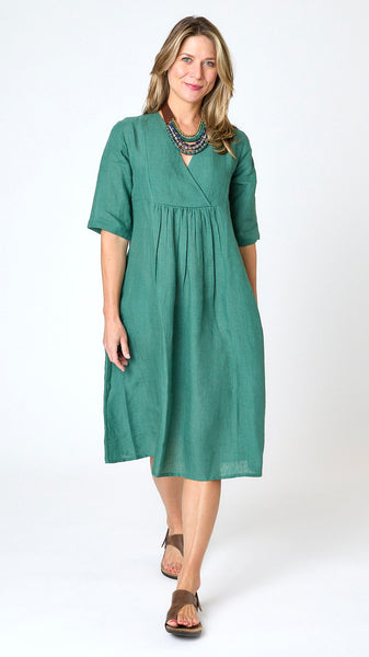 Linen Midi Dress