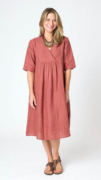Linen Midi Dress
