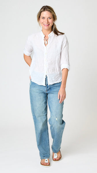 LLEA BLUE Ivey Shirt - White