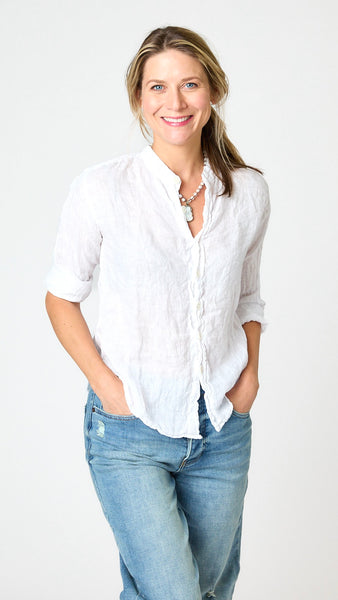 LLEA BLUE Ivey Shirt - White