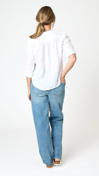 LLEA BLUE Ivey Shirt - White
