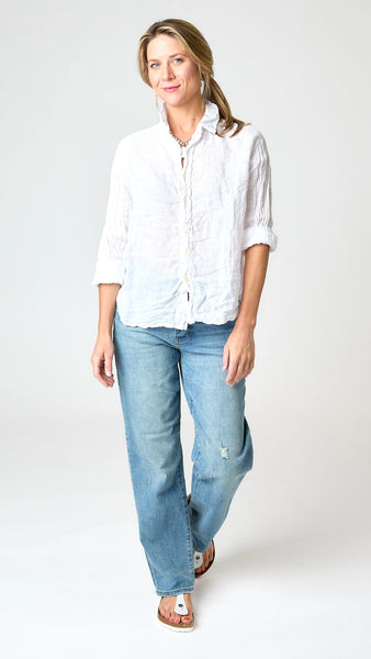 LLEA BLUE Lili Shirt - White