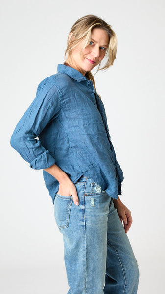 LLEA BLUE Lili Shirt - Moonlit Ocean