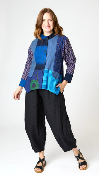 Kasur Patchwork Jacket- Batik Art