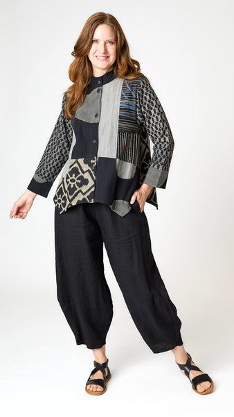 Kasur Patchwork Jacket- Batik Art