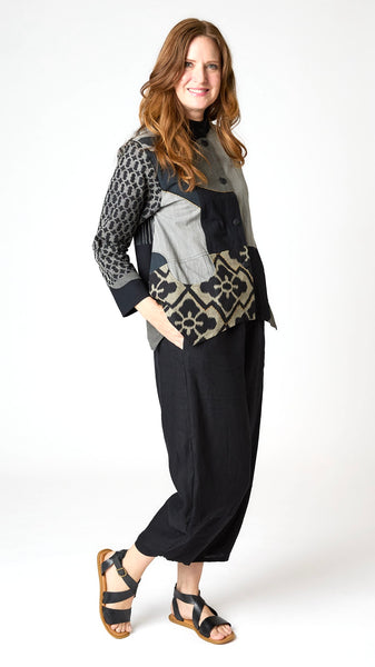 Kasur Patchwork Jacket- Batik Art