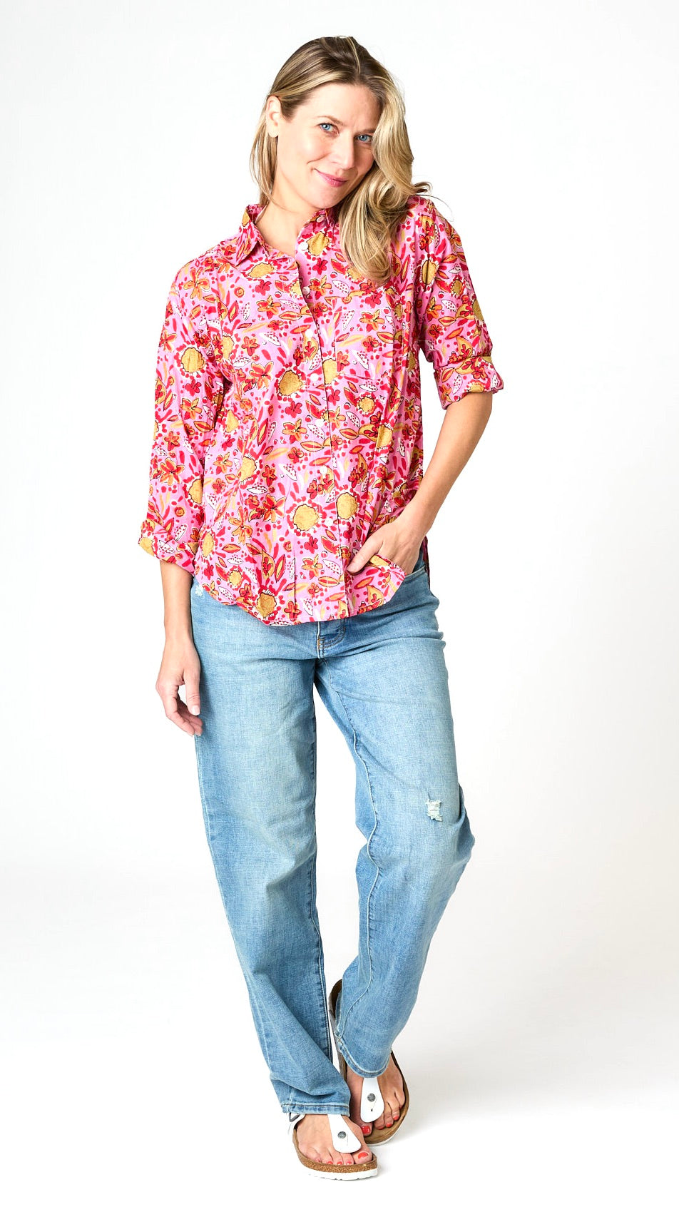 Good Boyfriend Shirt Mira Pink