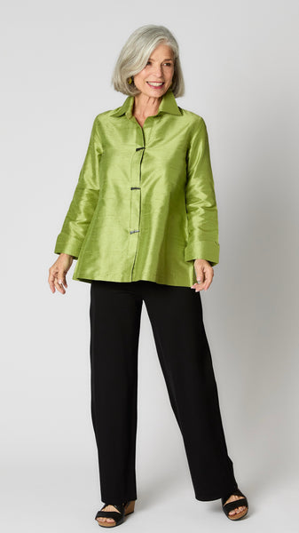 A-Line Silk Cocktail Blouse