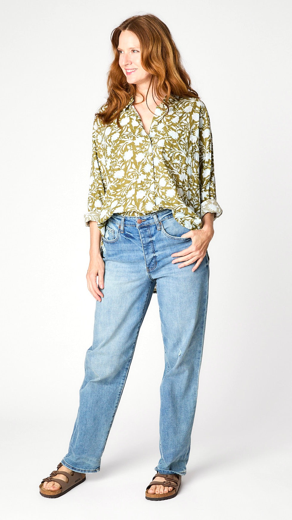 Oliver Logan Mulberry High Rise - Classic Wash
