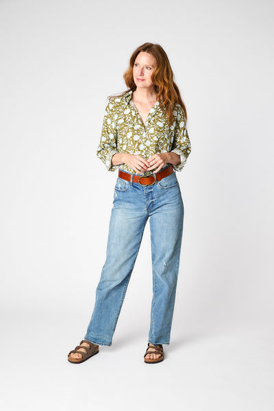 Oliver Logan Mulberry High Rise - Classic Wash