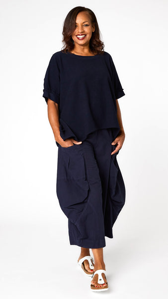 Gerties 11 Stitch Double Pocket Pant -  Tencel/Cotton - Indigo