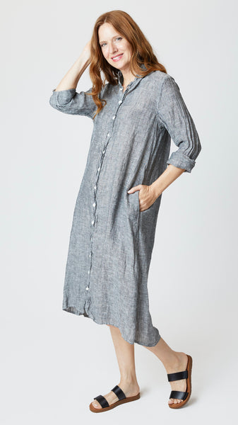 CP Shades Maxi Dress in Handkerchief Linen