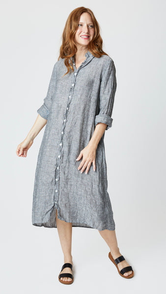 CP Shades Maxi Dress in Handkerchief Linen