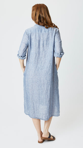 CP Shades Maxi Dress in Handkerchief Linen