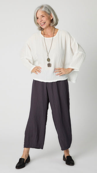 Cropped Dart Pant Travel Rayon