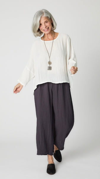 Cropped Dart Pant Travel Rayon