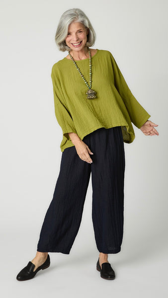 Cropped Dart Pant Travel Rayon