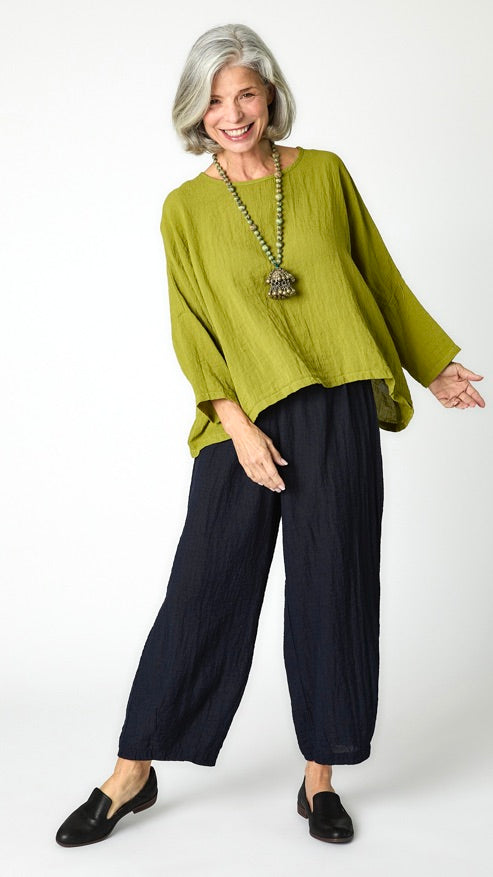 One Size Cropped Top -Travel Rayon