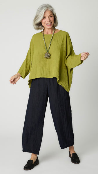 Cropped Dart Pant Travel Rayon