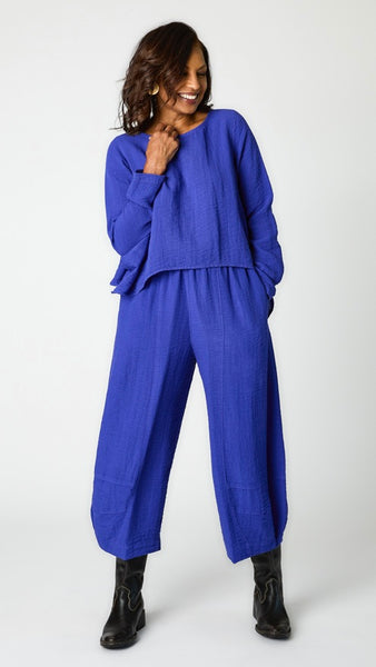 Eleven Stitch Tucked Hem Pant