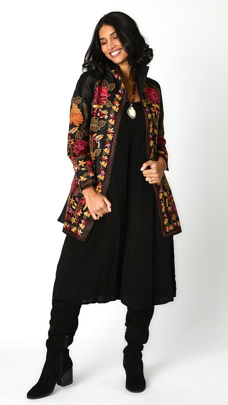 Heritage Embroidered Silk Jacket