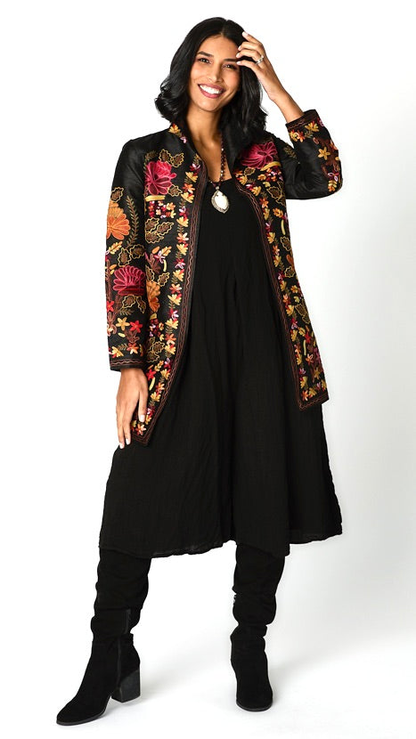 Heritage Embroidered Silk Jacket