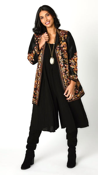 Heritage Embroidered Silk Jacket