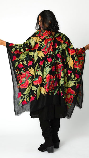 Bellagio Embroidered Ruana