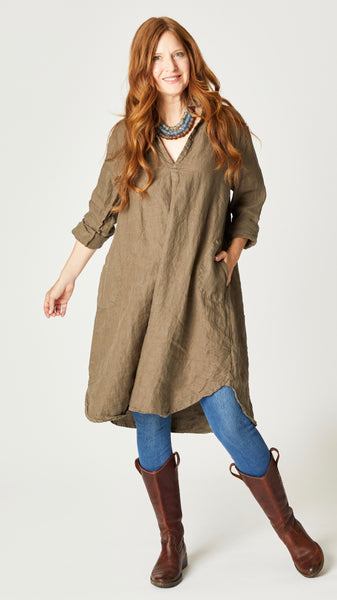 CP Shades Lara Dress -Linen Twill