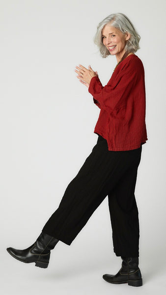 Cropped Dart Pant Travel Rayon