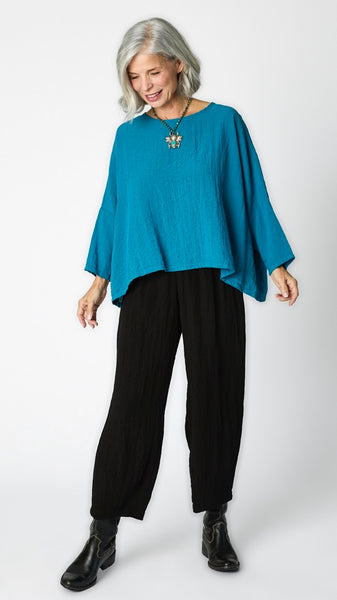 One Size Cropped Top -Travel Rayon