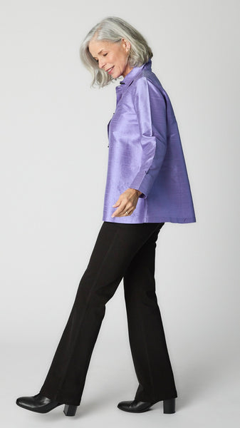 A-Line Silk Cocktail Blouse