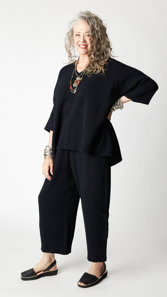 Bryn Walker Casbah Pant- Crinkle Cotton - Black