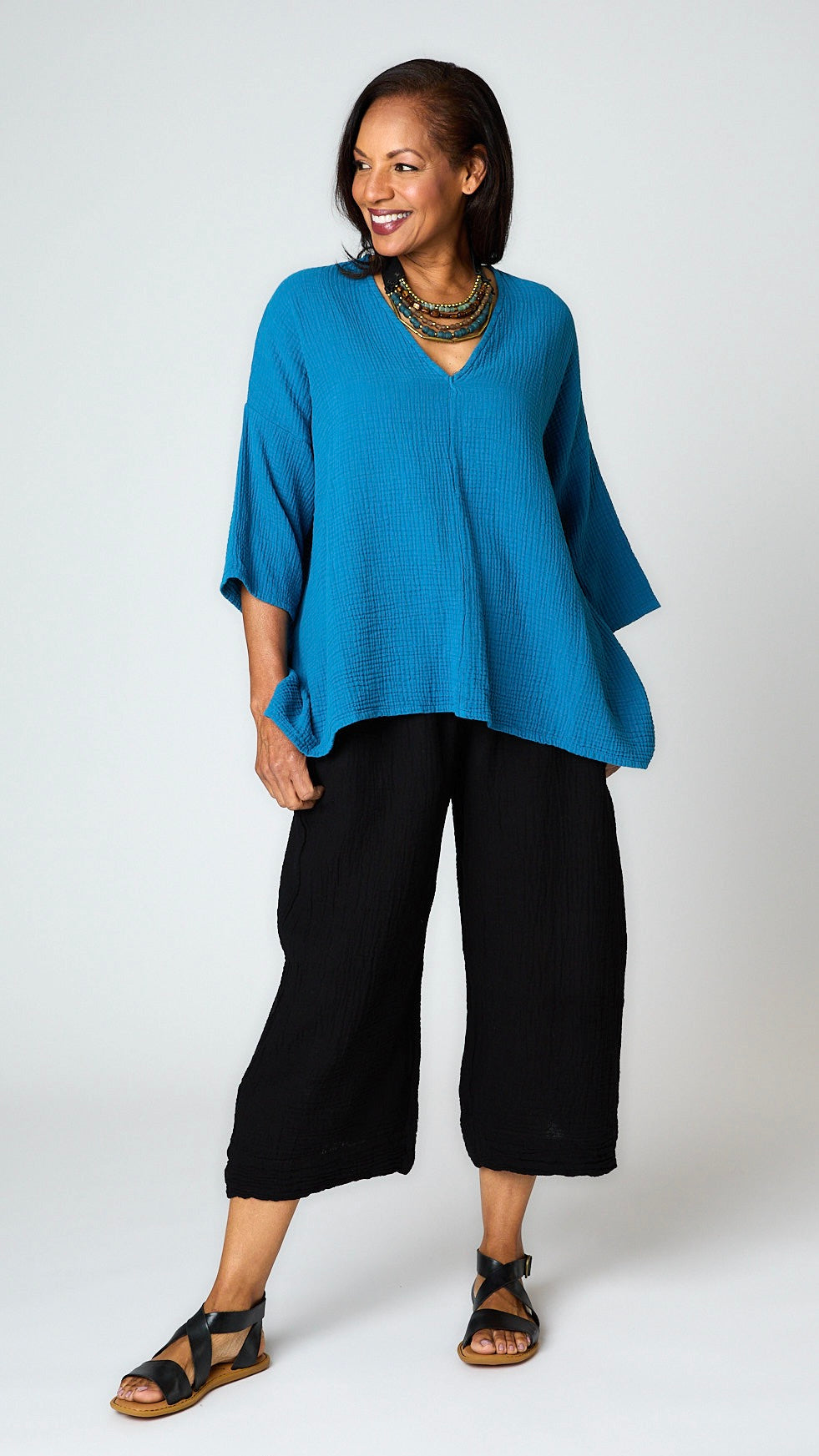 Bryn Walker Bax Shirt Crinkled Cotton -Demoiselle