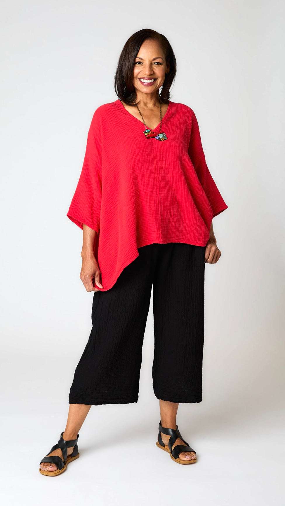 Bryn Walker Bax Shirt Crinkled Cotton - Rusellia