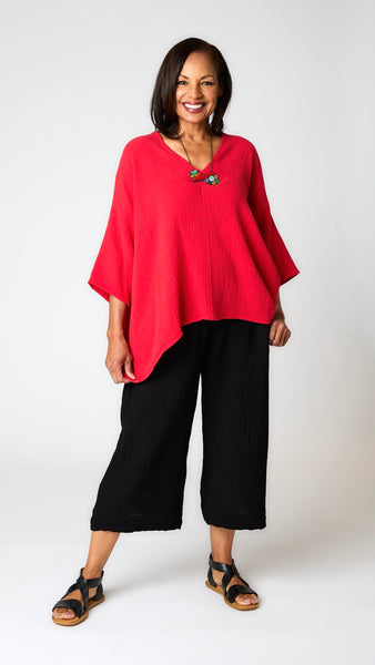 Bryn Walker Bax Shirt Crinkled Cotton - Rusellia