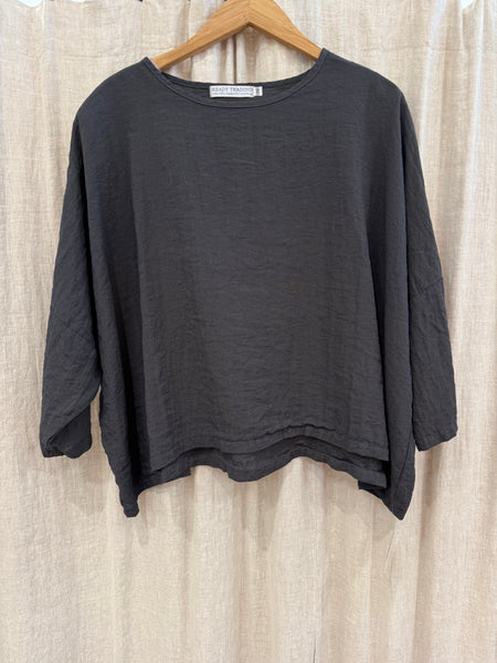 One Size Cropped Top -Travel Rayon